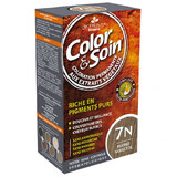 Color&amp;Soin, haarverf, 7N, hazelnootblond, 135 ml