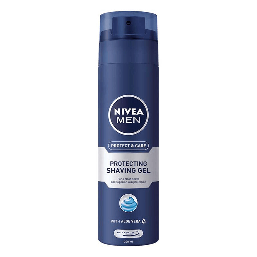 Protect & Care shaving gel, 200ml, Nivea