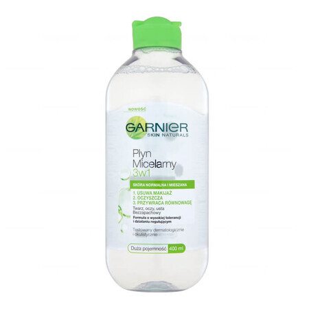 Garnier, Micellaire lotion 3in1, normale en gemengde huid, 400 ml