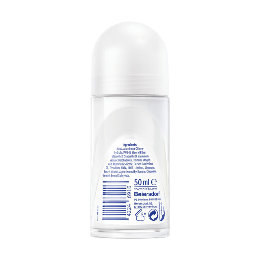 Nivea, Roll-on Antitranspirant, Dry Comfort, 50 ml