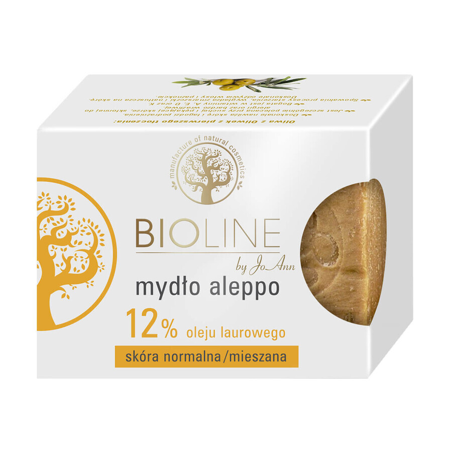 Bioline, Aleppo zeep 12% laurierolie, 200 g