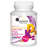 Aliness Vitamin K2 MK-7 Forte 200 µg + D3 2000 IU, 60 capsules