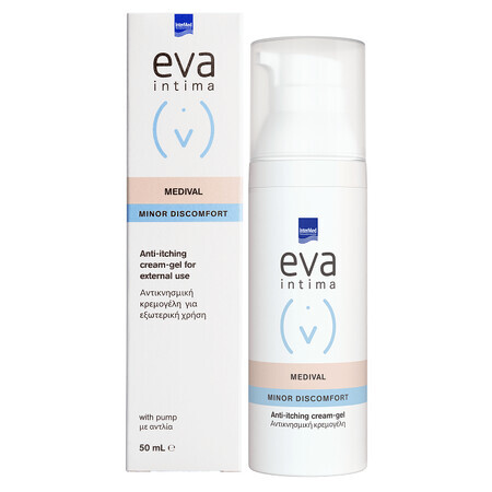 Gel-crema anti-prurit Eva Intima Medival, 50 ml, Intermed