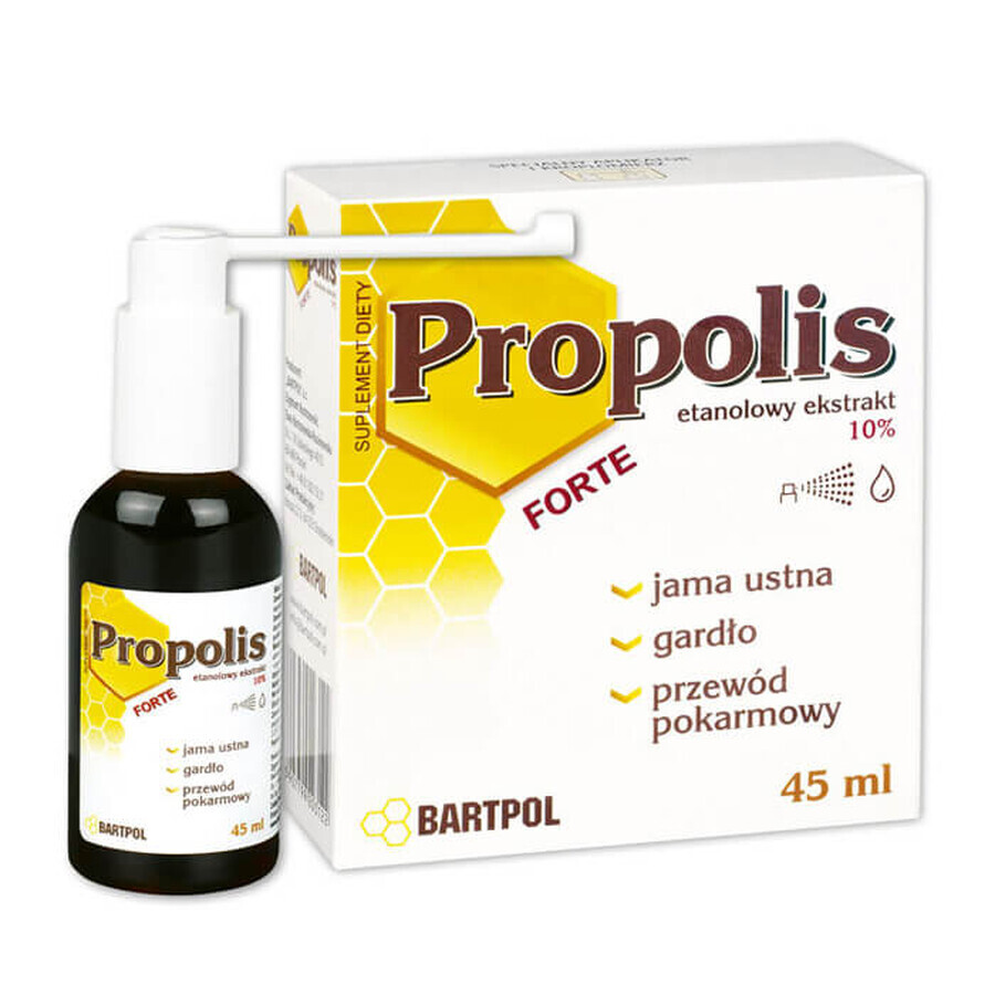 Propolis Forte, ethanolic extract, 45 ml