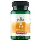 Swanson A, vitamin A 10000 IU, 250 gel capsules