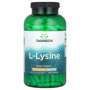 Swanson L-Lysine, L-lysine 500 mg, 300 capsules