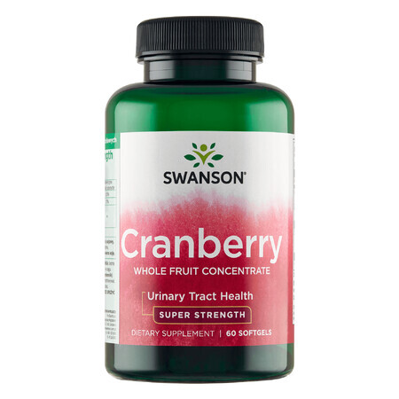 Swanson Cranberry Super Strength Cranberry, 60 capsules