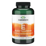 Swanson E Mixed Tocopherols, mélange de tocophérols, 250 capsules de gel