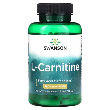 Swanson L-Carnitine, L-Carnitine 500 mg, 100 tabletten