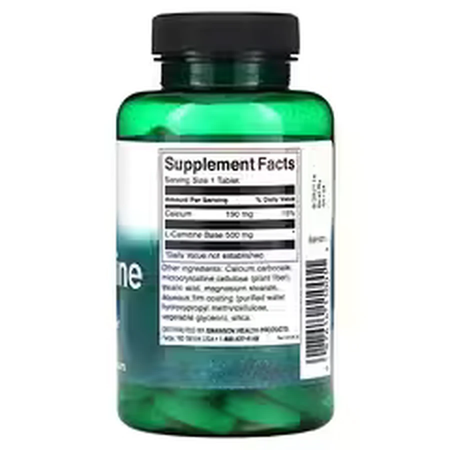 Swanson L-Carnitine, L-Carnitine 500 mg, 100 tabletten
