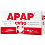 Apap Extra 500 mg + 65 mg, 50 comprimate filmate