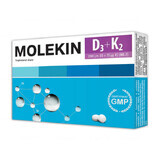 Molekin D3 + K2, vitamin D 2000 IU + vitamin K 75 µg, 30 film-coated tablets