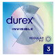 Durex Invisible, superdunne condooms, 3 stuks