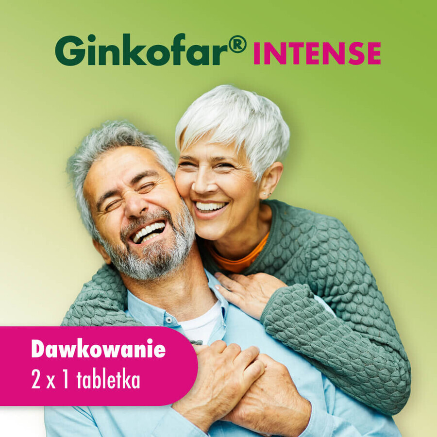 Ginkofar Intense 120 mg, 60 filmomhulde tabletten