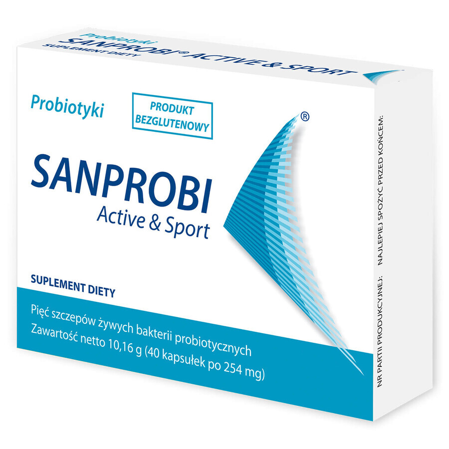 Sanprobi Actief &amp; Sport, 40 capsules