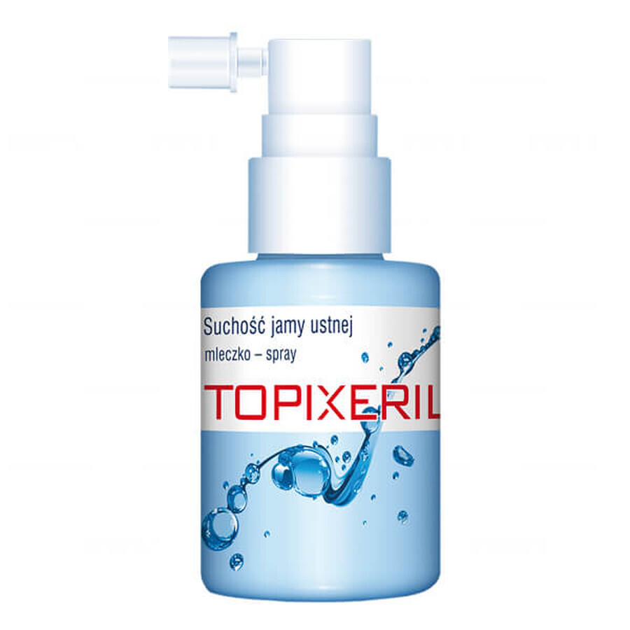 Topixeril, lait en spray contre la sécheresse buccale, 40 ml