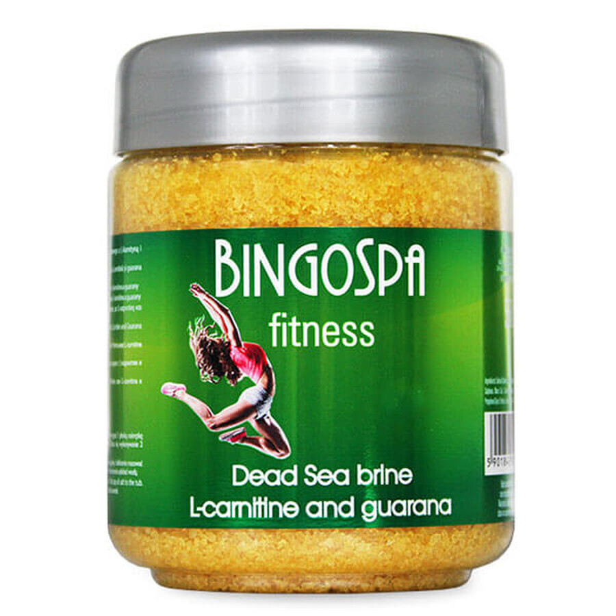 Bingospa, salamoia SPA con minerali del Mar Morto con L-carnitina e guaranà, 550 g