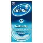 Unimil Natural+, classic condoms, 12 pieces