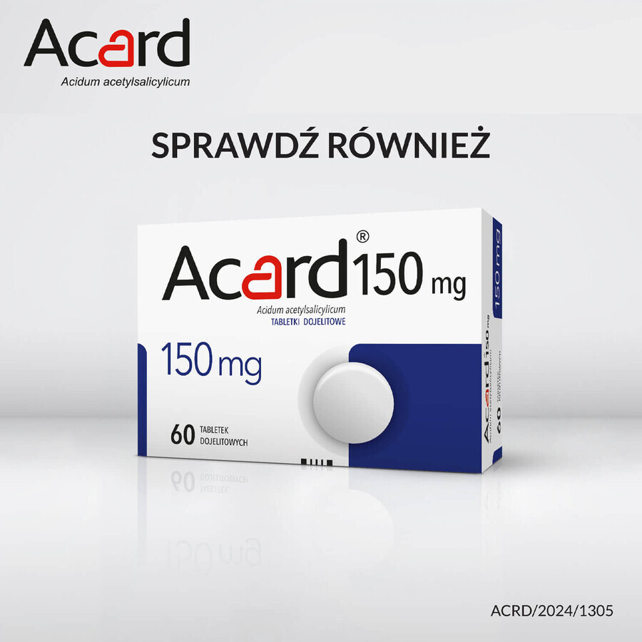 Acard 75 mg, 60 comprimate enterale