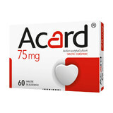 Acard 75 mg, 60 enteral tablets