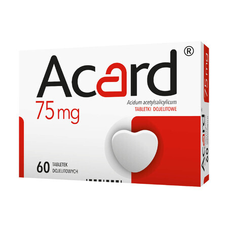 Acard 75 mg, 60 comprimate enterale