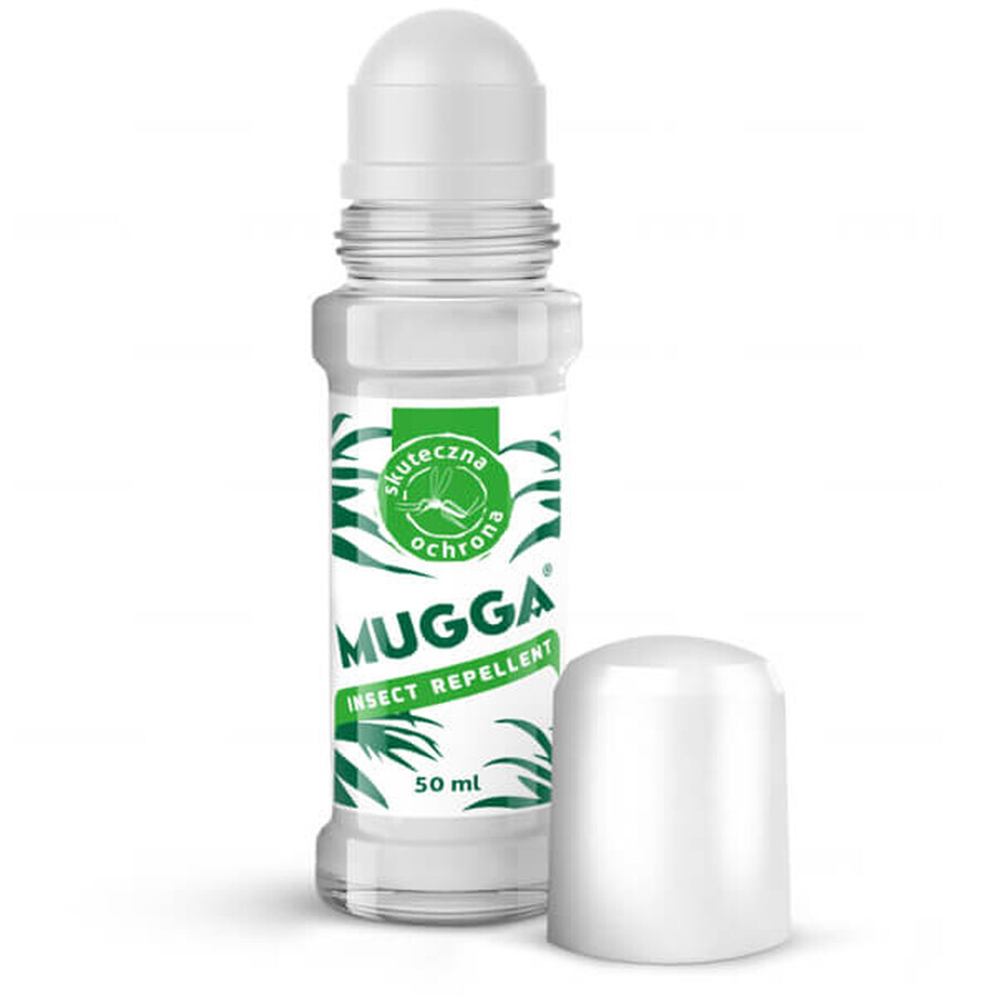 Mugga Insectenspray, muggen- en tekenwerend, roll-on, DEET 20%, 50 ml