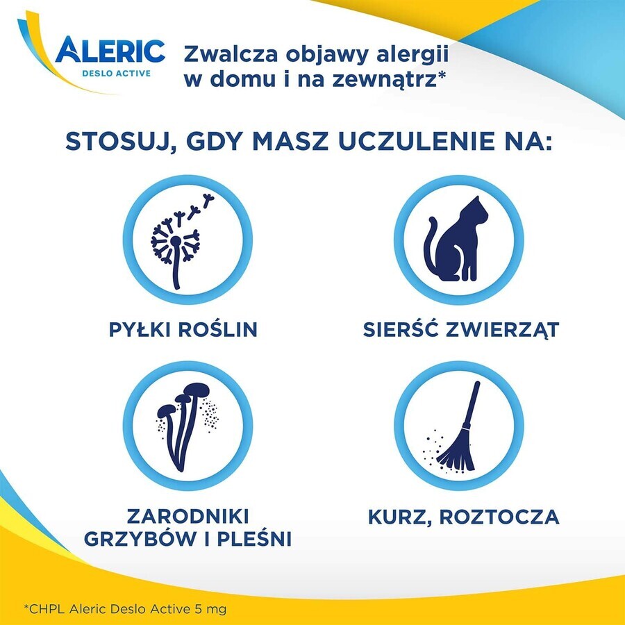 Aleric Deslo Active 5 mg, 10 comprimate cu dezintegrare orală