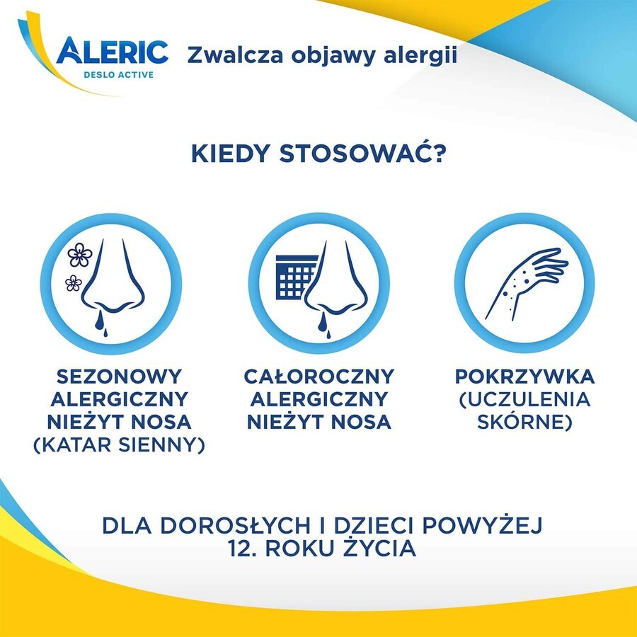 Aleric Deslo Active 5 mg, 10 comprimate cu dezintegrare orală