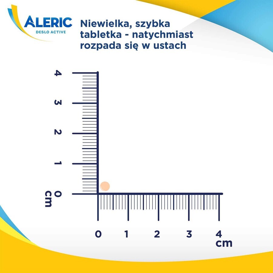 Aleric Deslo Active 5 mg, 10 comprimate cu dezintegrare orală