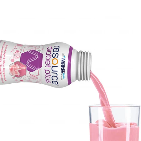 Resource Diabet Plus fresa, 4 x 200 ml, Nestlé