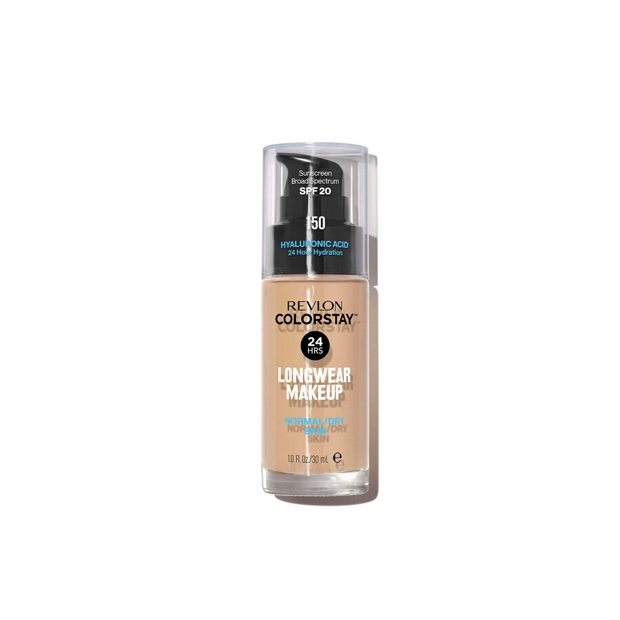 Revlon ColorStay, foundation voor normale tot droge huid, nr. 150, Buff, met pompje, 30 ml