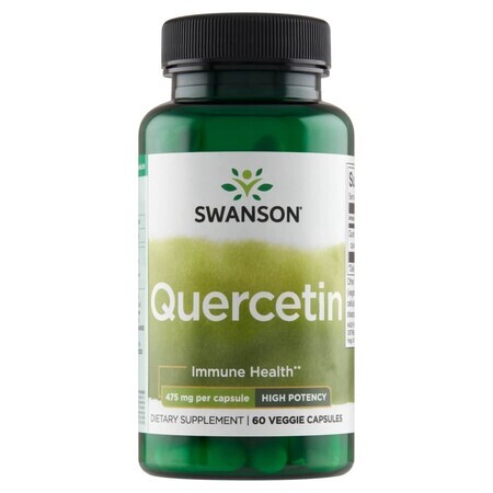 Swanson Quercetine, quercetine, 60 plantaardige capsules