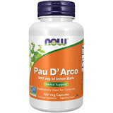 Now Foods Pau D'Arco 500 mg, lapacho, 100 plantaardige capsules