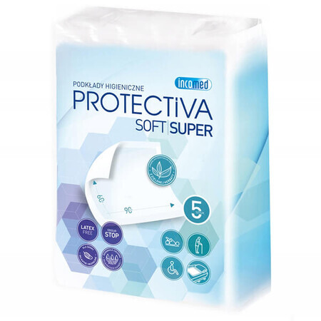 Protectiva Soft Super, hygiënepads, 60 cm x 90 cm, 5 st.