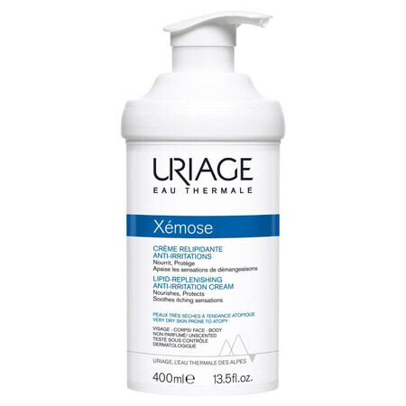 Uriage Xemose, crème voor zeer droge huid, 400 ml