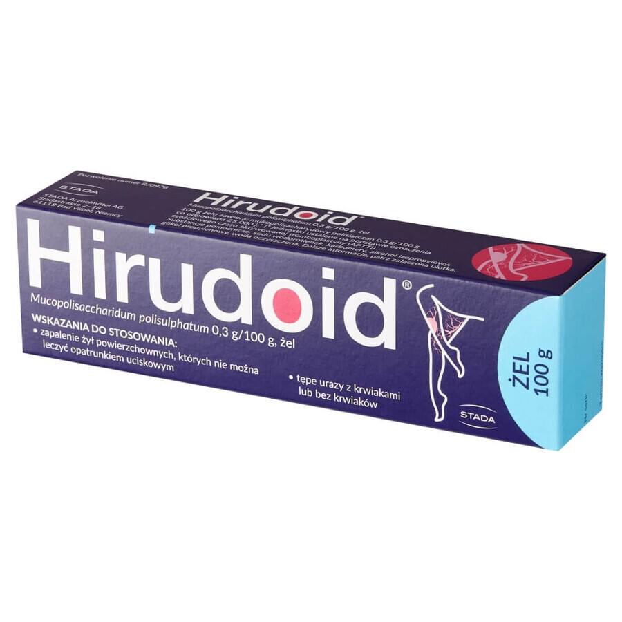 Hirudoid 0,3 g, gel, 100 g