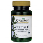 Swanson C, vitamine C 1000 mg avec cynorrhodon, 30 gélules