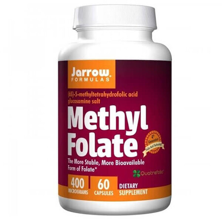 Jarrow Formulas Methyl folaat, foliumzuur 400 µg, 60 capsules