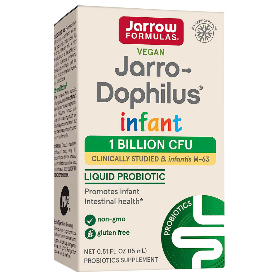 Jarrow Formulas Jarro-Dophilus Zuigeling, druppels, 15 ml