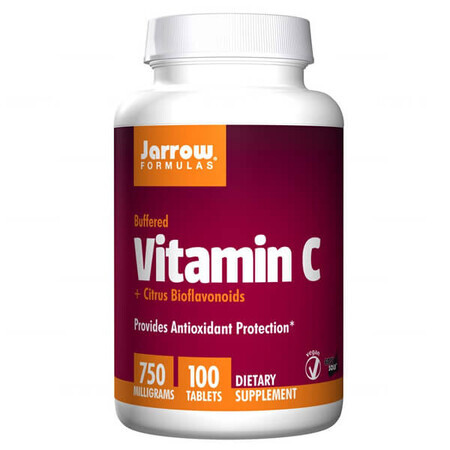 Jarrow Formulas Gebufferde Vitamine C + Citrus Bioflavonoïden, 100 tabletten