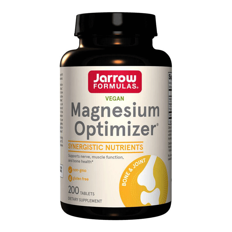 Jarrow Formulas Optimizador de magnesio, 200 tabletas