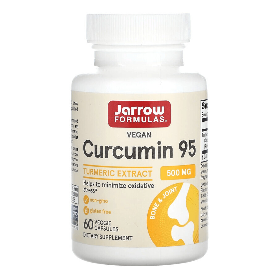 Jarrow Formulas Curcumine 95, 60 plantaardige capsules