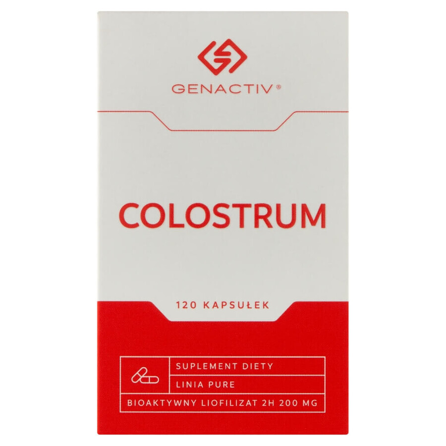 Genactiv Colostrum, 120 capsules