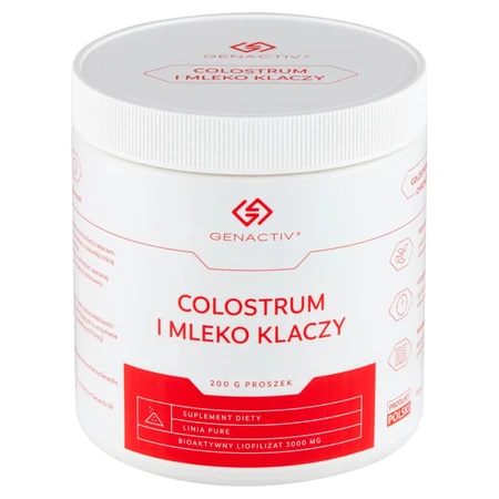 Genactiv Colostrum en Merriemelk, poeder, 200 g