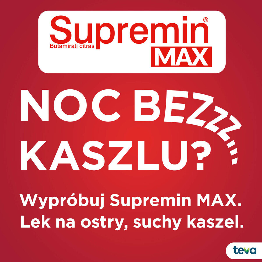 Supremin Max 1.5 mg/ml, syrup from the age of 3, 150 ml