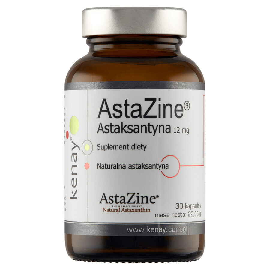 Kenay AstaZine Astaxanthine 12 mg, 30 capsules