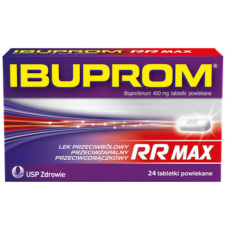 Ibuprom RR Max 400 mg, 24 film-coated tablets