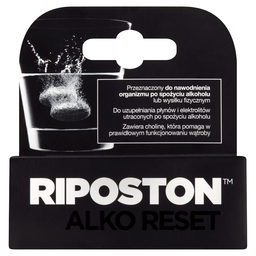 Riposton, sinaasappelsmaak, 10 bruistabletten