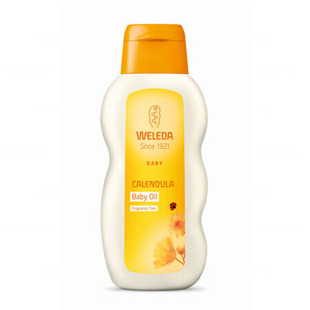 Weleda Calendula, ulei pentru bebeluși și copii cu calendula, neparfumat, 200 ml