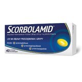 Scorbolamide 300 mg +100 mg + 5 mg, 40 geïrriteerde tabletten